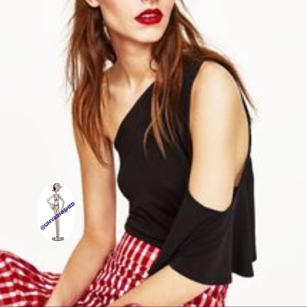 Zara Asymmetrical Bodysuit